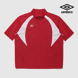 [엄브로] 더블컷 반팔 스탠넥 아노락 UQ221SWT54 RED