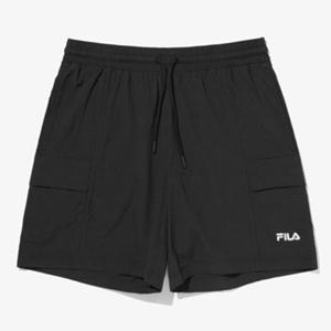 [휠라] 유니 시어서커 5부 반바지 FS2TRG2408M BLK