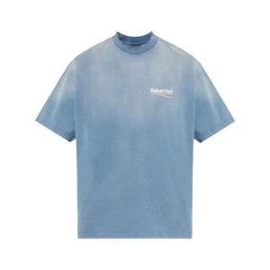 발렌시아가 반팔 티셔츠 764235 TIV529798 Blue
