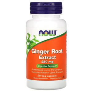 미국 NOW Foods 나우푸드 진저 루트 익스트렉 250mg 90베지캡슐