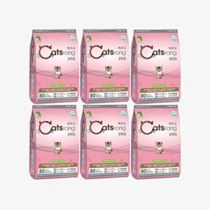 고양이사료 캐츠랑 키튼 야옹이 사료 2kg X 6EA