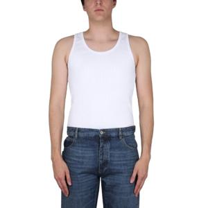 보테가베네타 드라이 코튼 크루넥 슬리브리스 티셔츠 715042_V2