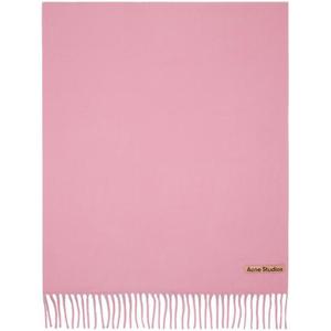 아크네 스튜디오 머플러 스카프 772775 Pink COTTON CANDY PINK