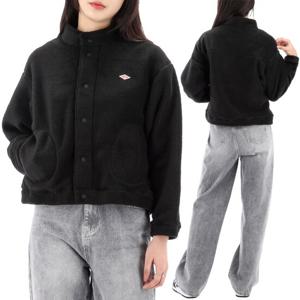 24FW 단톤 더블 페이스 보아 하이넥 플리스 자켓 DT-A0546 WFA BLACK