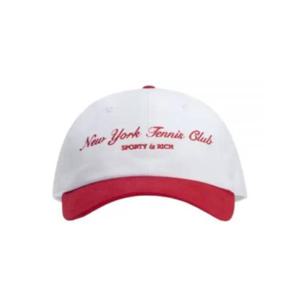 스포티앤리치 모자 AC039S406NW WHITE BRIGHT RED DOM