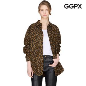 [GGPX] 레오파드 시크 루즈핏 셔츠 (GP3SH058F)