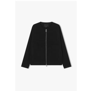 리버클래시 25S/S 블랙 칼라리스 집업 자켓 LLS32501