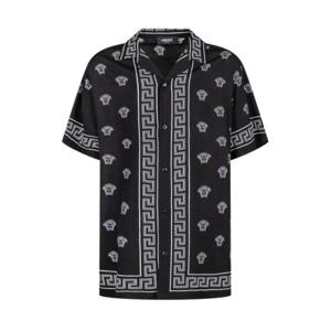 키즈 베르사체 셔츠 10182611A13057 5B040 BLACK WHITE