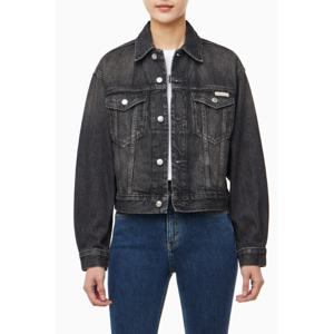 CK진 여성 90 s 블랙진 데님 트러커 재킷 47B741G