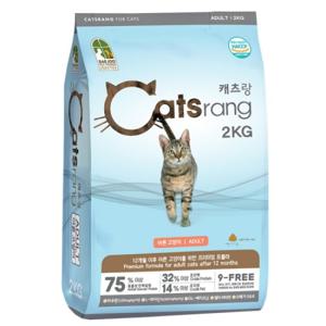 뉴캐츠랑 어덜트 2kg 고양이 사료