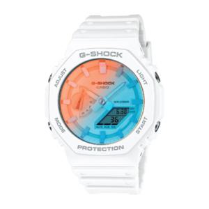카시오 G-쇼크 (G-SHOCK) 비치 타임랩스 시리즈 화이트 GA-2100TL-7AJF-1