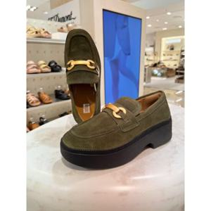 [FITFLOP][F루마] FFSO4F075E3 24F W 스웨이드 카키 여성 로퍼