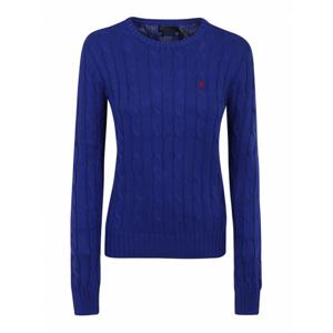 [POLO RALPH LAUREN] 여성 크루 넥 Julianna knited 브레이드 크루넥 211891640006 Blue /8