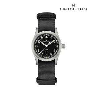 [해밀턴]카키필드 쿼츠 33mm 블랙 다이얼 H69301430