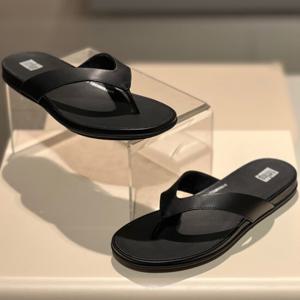 핏플랍 25S/S 그라시에 레더 여성 플립 플랍 FFSO5E330BK 올블랙