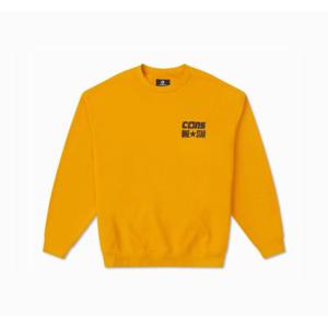 컨버스긴팔티 PQC 10026900-701 콘스 원스타 크루 스웨트셔츠 컨버스 옐로우