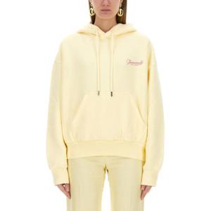 자크뮈스 후드 티셔츠 251JS217 24651IW YELLOW