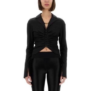 베르사체 블라우스 셔츠 78HAL203 N0431899 BLACK