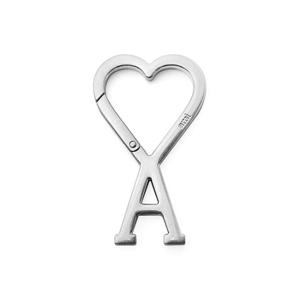 AMI UKR907 369 905 아미 드 꾀흐 하트 로고 후크 키링