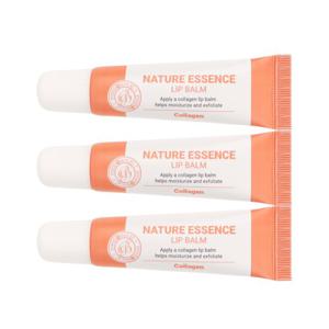 (3개)푸드어홀릭 네이처 에센스 립밤 콜라겐(복숭아향) 12ml