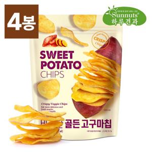 하루견과 바삭한 골든고구마칩 200gx4봉