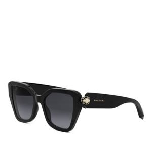 불가리 스퀘어 프레임 블랙 선글라스 BV40033I 01B BLACK 53