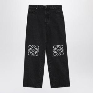 LOEWE Wide Anagram black jeans H526Y11W61CO/Q_LOEW-1100