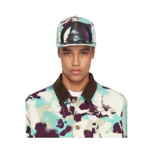 BAPE 볼캡 블루   퍼플 맵 카모 볼캡 251546M139005