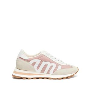 AMI Paris 로고 패치 패널 스니커즈 H23USN009AW0007