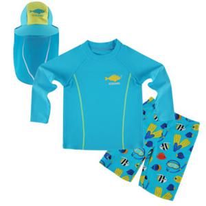 [아이스샌드(아동)]아동 래쉬가드 플랩캡 SET / BR-7703