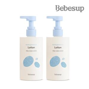 베베숲 유아수딩앤모이스춰 로션 300ml 2개+선클렌징티슈 10매 2팩 증정