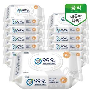 [깨끗한나라] 클린 손소독티슈 프라임 캡형 60매 12팩