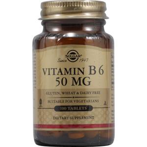 4개X  솔가  비타민  B6  50mg  100정