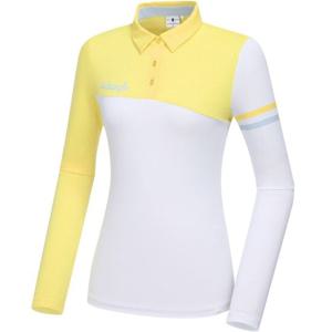 [와이드앵글 공식] 여성 CF AIM FIT 배색 카라티셔츠 L _WWP21242W2