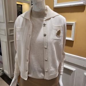 [BCBG] 비씨비지 여름24  로스트라운드 세일러 가디건 B4B3K103