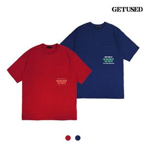 [겟유즈드]남)포켓프린트 오버핏 티셔츠(FGLMCTR103P)