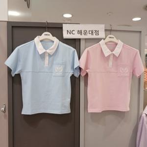 [오후]깔끔한 파스텔톤 색감~스포티 피케 카라티셔츠 OHRA24602