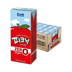 [매일유업]매일 피크닉 제로 사과 200ml 24팩 (1박스)