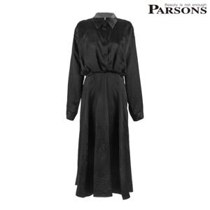 [파슨스] Aura.Shirring Shirt Dress_Navy [MSPR2OP03]