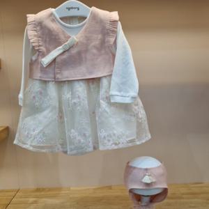 [아가방]로빈한복바디수트세트(모자)  01R027952