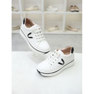 [코디엘루]소가죽 밴딩 여성 캐주얼 스니커즈 5cm CDMD500499