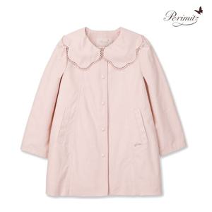 [레베끌레][페리미츠] 25년 봄신상 스칼럽 카라 코트 / P2511C05