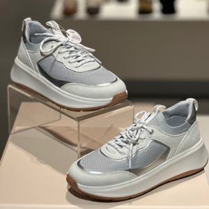 핏플랍 25S/S F-모드 스웨이드 니트 여성 슬립온 스니커즈 FFSO5E045G2 그레이