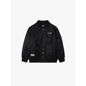 휠라키즈(FILA KIDS) (FK2JKH1201X BLK) 글로시 패딩 블루종 자켓