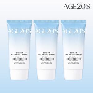 에이지투웨니스 스킨핏 하이드라 수분 선크림 50ml x 3개