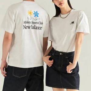 [뉴발란스]뉴발란스 공용 NB 헤리티지 백 플라워 반팔티 NBNED2A