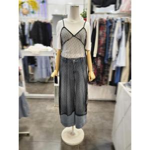 밸리걸 세이브존01 레이스 뷔스티에 레이어드용 롱원피스 129941