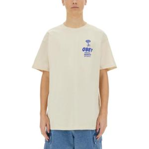 오베이 반팔 티셔츠 165264058 CREAM BEIGE