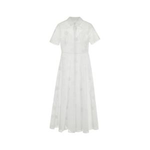 발렌티노 가라바니 미디 원피스 5B3VA9418PF A03 AVORIO