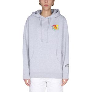 차이나타운 마켓 X 심슨 후드 티셔츠 CTM1970066 ASH GREY